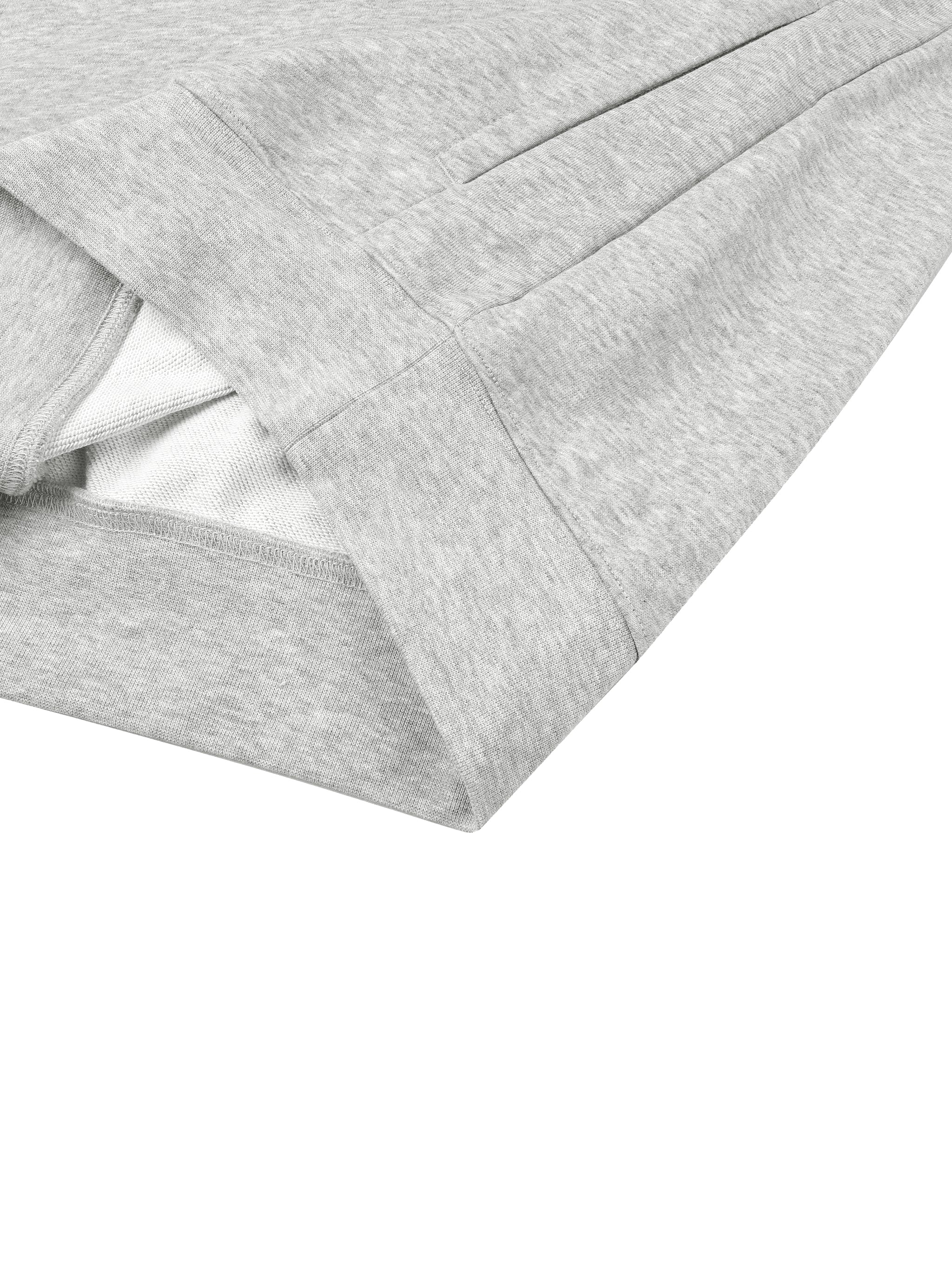 Quarter-Zip Drop Shoulder Sweatshirt